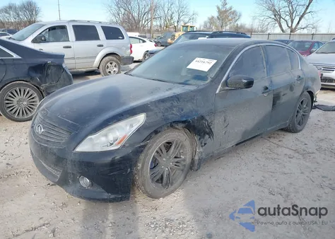 2010 Infiniti G37X z USA, uszkodzony, nr VIN JN1CV6AR8AM252252